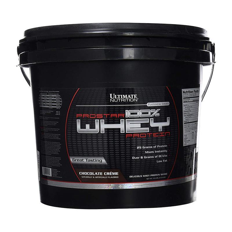 Ultimate Nutrition Prostar 100% Whey Protein 10lbs Chocolate Cream