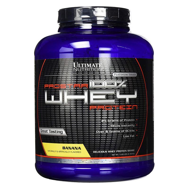 Ultimate Nutrition Prostar 100% Whey Protein 5.28lbs Banana