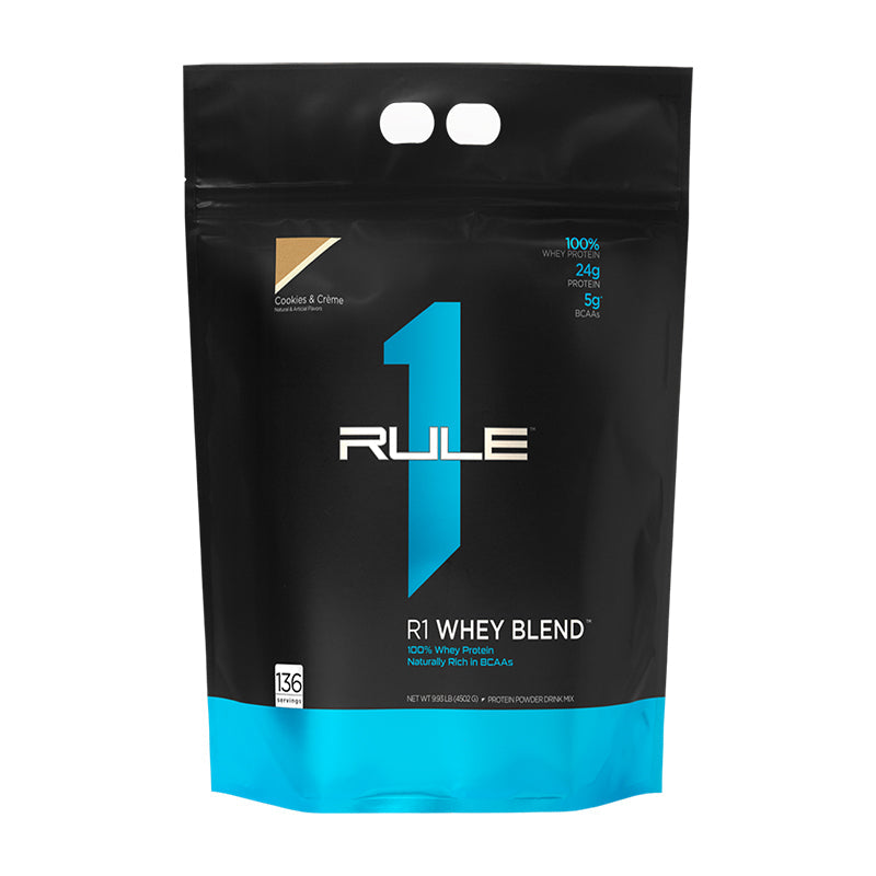 Ruleone R1 Whey Blend 100% Whey Protein 10lbs Cookies & Cream