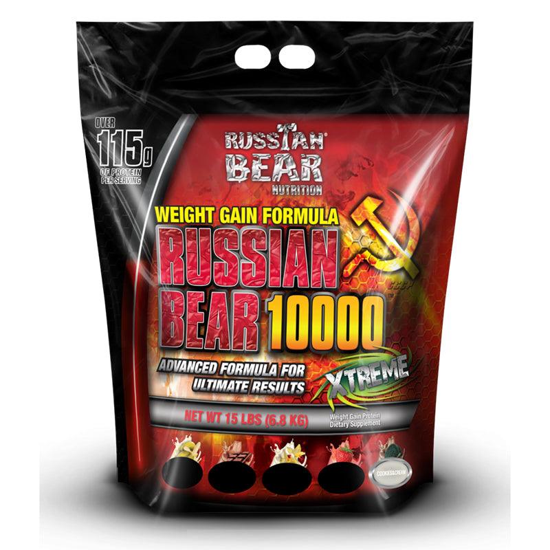 Russian Bear 10000 Weight Gainer Bag 15lbs Vanilla