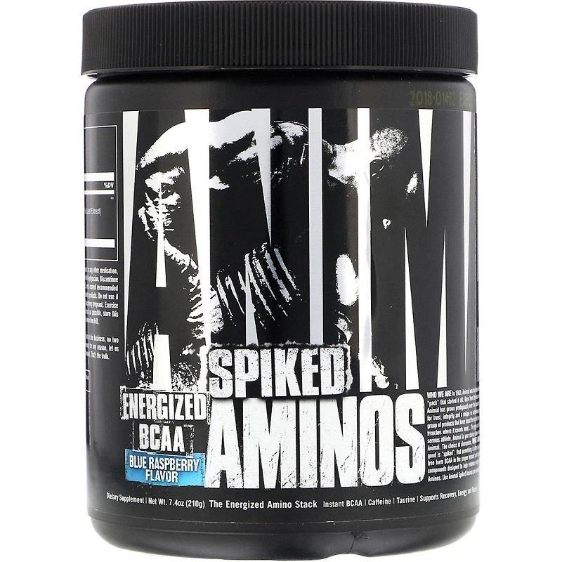Animal Spiked Aminos 30 Servings The Energized Amino Stack By Universal Nutrition Blue Raspberry