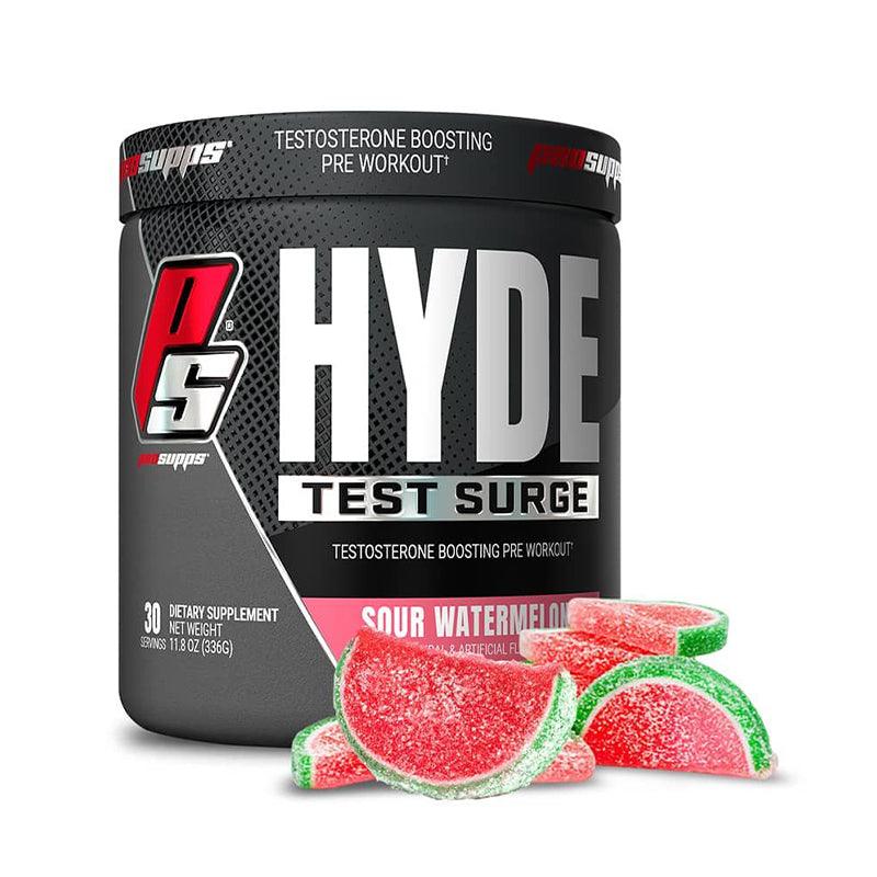 Prosupps Hyde Test Surge Testosterone Boosting Pre-workout 30 Servings Sour Watermelon