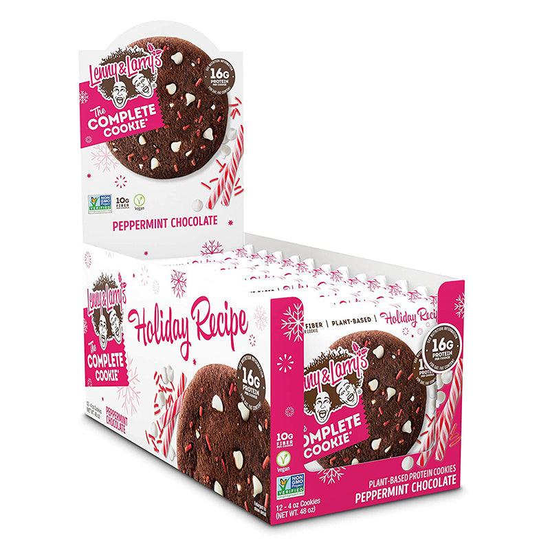Lenny & Larry's The Complete Cookies- Box of 12 Cookies Peppermint Chocolate