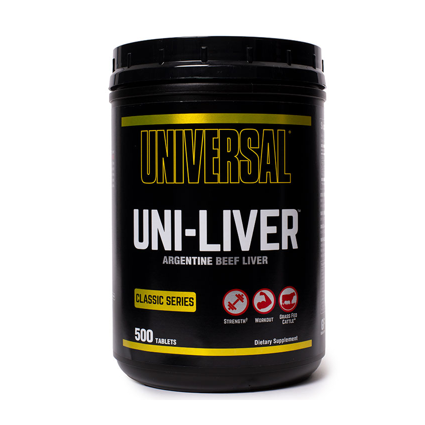 Universal Nutrition Uni-Liver 500 Tablets Argentine Beef Liver